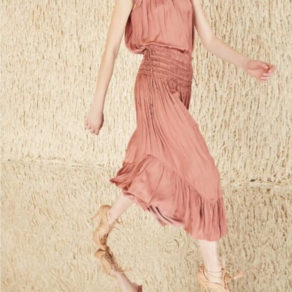 Ulla Johnson Edie Skirt, Blush Pink, Size 0